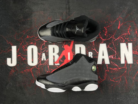 Women Air Jordan 13 Black Anthracite-Hyper Pink Shoes